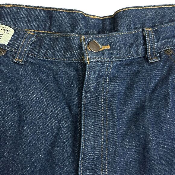 G&K Services Jeans Men's 38X34 Cat 2 Flame Resistant 100%‎ Cotton Blue Denim VTG - Picture 4 of 13